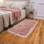 EasyJoy Ultra Soft Fluffy Shaggy Area Rug Faux Fur Rug Chair Cover Seat Pad - Image 3