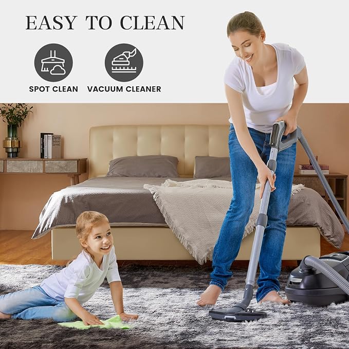 8x10 Feet Area Rugs for Living Room, Shag Fluffy Bedroom Carpet, Soft Rugs for - Image 7