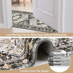 Yamaziot Washable Runner Rug, 2x8 Non-Slip Boho Vintage Hallway Rug Runner - Image 4