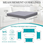 14Pcs Stretch Patio Cushion Covers, Outdoor Couch Covers Replacement, Outdoor - Image 2