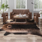 AROGAN Premium Bear Print Rug 4.6x5.2 Feet, Machine Washable Faux Fur Rug - Image 3