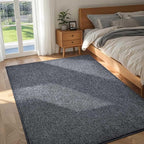FinRèc 4x6 Washable Area Rugs for Bedroom Living Room, Low Pile Thin Rug Solid - Image 2