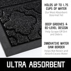 Yimobra Welcome Mat Outdoor Indoor, All-Season Waterproof Front Door Mat - Image 4