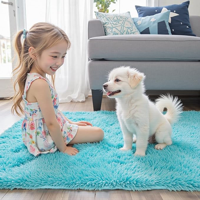 8x10 Area Rugs for Living Room Bedroom, Large Area Rug Shaggy Carpet Soft Plush - Image 7