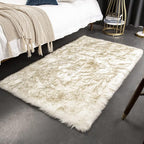 Ashler HOME DECO Soft Fox Faux Fur Chair Couch Cover Area Rug - Image 2