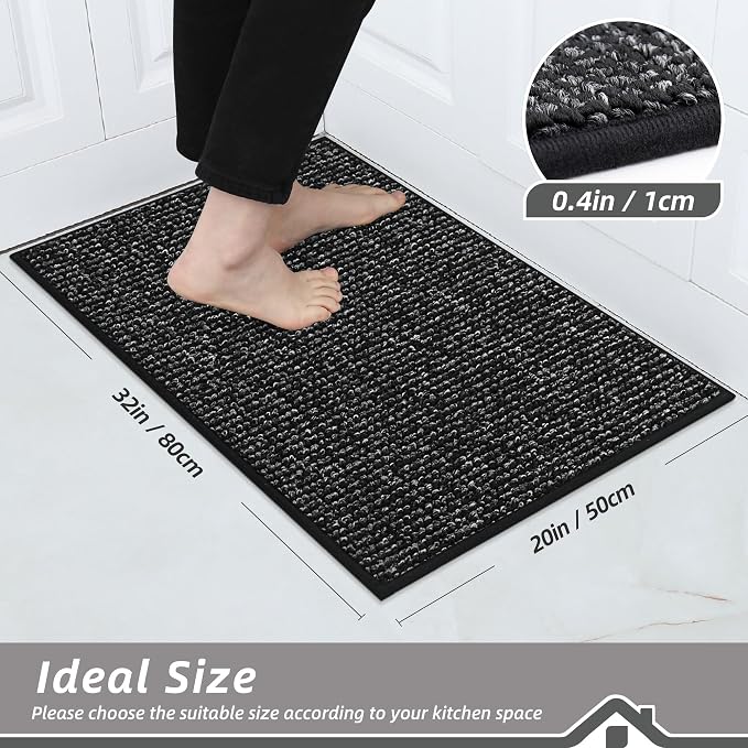 BEQHAUSE Kitchen Rugs 20"x32", Non-Slip Kitchen Mats - Image 2