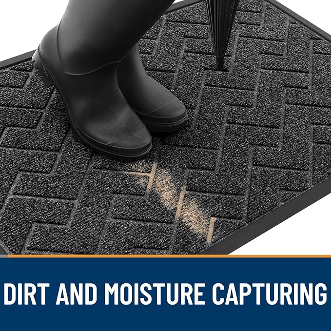 OLANLY Front Door Mat Indoor Outdoor Entrance, Waterproof All-Season, - Image 7