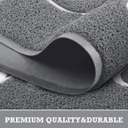 CozyBounty Grey Door Mat Welcome Mats Outdoor Indoor Non-Slip Doormat - Image 4