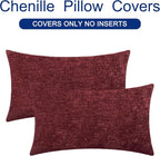 CaliTime Christmas Throw Pillow Covers Decorative 16 X 26 Inches Pack of 2 Cozy - Image 6