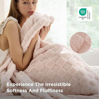Bedsure GentleSoft Light Pink Throw Blanket - Image 5