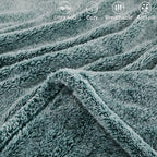 Exclusivo Mezcla Plush Fuzzy Fleece Throw Blanket Extra Large, Super Soft - Image 3