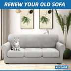 XINEAGE 2026 New 4 Pieces Extra Large Couch Covers - Image 3