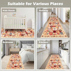 Rug for Hallways Kitchen Rug 2x8, Non Slip Washable Rugs - Image 3