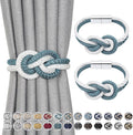 NICEEC 2 Pack Mini Magnetic Curtain Tiebacks Nordic Simple Style Drape Tie by NICEEC