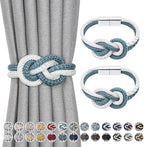 NICEEC 2 Pack Mini Magnetic Curtain Tiebacks Nordic Simple Style Drape Tie by NICEEC