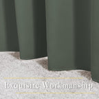 NICETOWN Blackout Sliding Door Curtains 84 inch Length 2 Panels - Image 6
