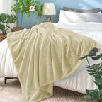 inhand Camel Throw Blanket for Couch, Super Soft Flannel Blanket Throw Size All - Image 4