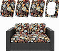 hyha 4Pcs Patio Cushion Covers, Stretch Outdoor Couch Cushion Covers Replacement by hyha