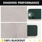 MIULEE 90 Inch Long 100% Blackout Linen Curtains - Image 7