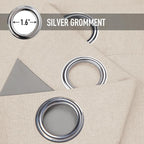 100% Blackout Shield Linen Blackout Curtains - Image 5