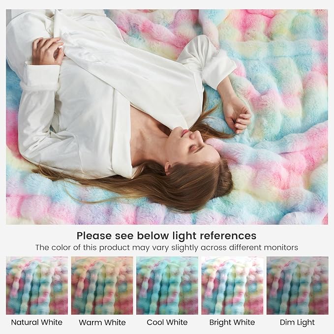Cozy Bliss Faux Fur Throw Blanket - Image 9