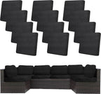 12Pcs Stretch Patio Cushion Covers, Outdoor Couch Covers Replacement, Outdoor by BIETYONE