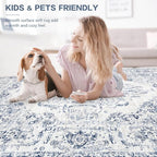 9x12 Area Rugs for Living Room: Washable Rug Vintage Large Rugs Soft Non Slip - Image 6