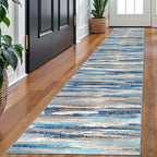 Lansny Modern Abstract Runner Rug 2x10 by lansny