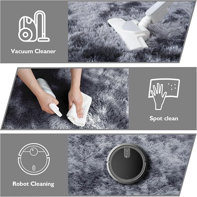 Ultra Soft Fluffy Area Rugs for Bedroom Living Room 10x14, Nursery Rug - Image 3