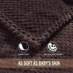 Exclusivo Mezcla Fleece Bed Blanket Twin Size, Super Soft and Warm Blankets - Image 8
