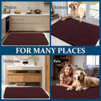 OLANLY Dog Door Mat for Muddy Paws 70x24, Absorbs Moisture and Dirt, Absorbent - Image 8