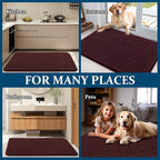 OLANLY Dog Door Mat for Muddy Paws 48x30, Absorbs Moisture and Dirt, Absorbent - Image 8