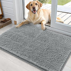 OLANLY Dog Door Mat for Muddy Paws 36x24, Absorbs Moisture and Dirt, Absorbent by OLANLY