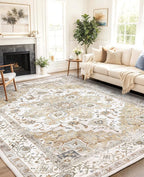 Amada 8x10 Area Rugs, Low-Profile Large Washable Area Rug - Image 8