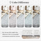 6x9 Area Rugs for Living Room: Washable Moroccan Geometric Boho Rug Farmhouse - Image 7