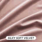 RYB HOME Dusty Pink Velvet Curtains 72 inches - Image 5
