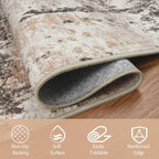 9x12 Area Rugs for Living Room Rug Washable: Abstract Large Rug for Dining Room - Image 3