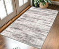 KOZYFLY Abstract Modern Washable 3x5 Area Rug Non-Slip Large Kitchen & Entryway by KOZYFLY