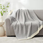 Snuggle Sac Heather Grey Throw XL Blanket - Image 3