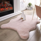 Ashler HOME DECO Ultra Soft Faux Rabbit Fur Chair Couch Cover Area Rug by AshlerHomeDeco