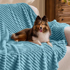 BEDELITE Fleece Blanket Twin Size – 3D Ribbed Jacquard Soft and Warm Decorative - Image 3