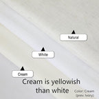 Chyhomenyc Cream Short Curtain Valance - Image 4