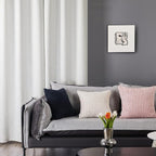 Deconovo White Curtains 84 Inches Long, Room Darkening Curtain, Thermal - Image 3