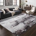 Toneed Abstract Area Rug 6x9 Modern Washable Rug Soft Non Slip Rug Low Pile by Toneed