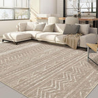 Nakagishi 9x12 Area Rug Living Room: Washable Boho Large Neutral Modern Soft by NakagishiAreaRug