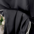 OVZME Black Sheer Curtains 84 Inches Long 2 Panel Sets, Solid Color Lightweight - Image 5