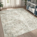 5x7 Area Rugs for Living Room Rug Washable: Abstract Rug for Dining Room by Aelenmu