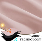 RYB HOME 100% Blackout Bathroom Curtains Over Sink 24 inches Long, Heat & UV - Image 7
