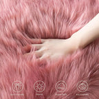 Ashler Faux Fur Rug, Fluffy Shaggy Area Rug Ultra Soft 2 x 6 Feet Sheepskin - Image 7