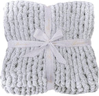 Bigacogo Chunky Knit Throw Blanket - Image 7